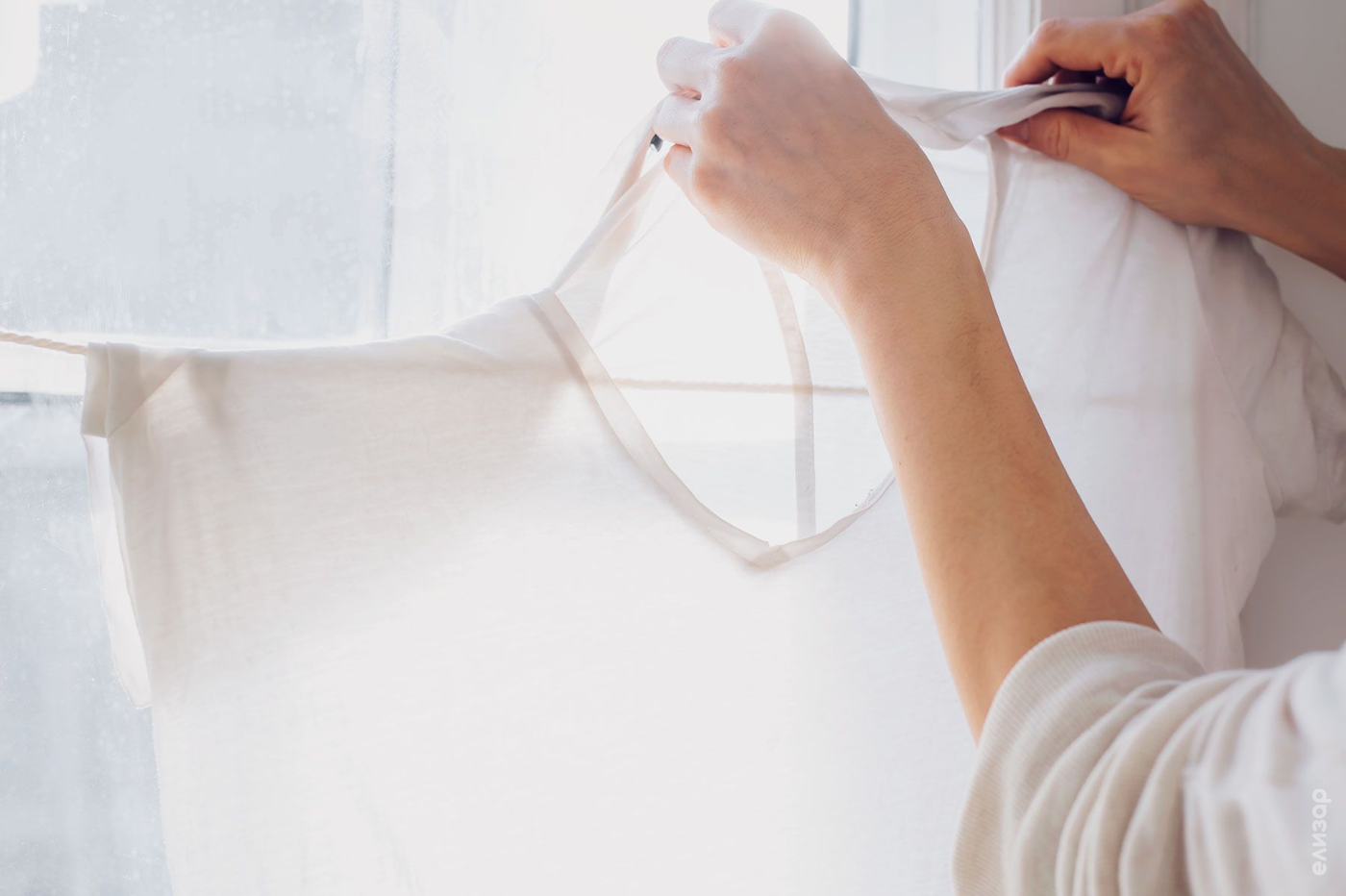 Общие правила выведения пятен от пота