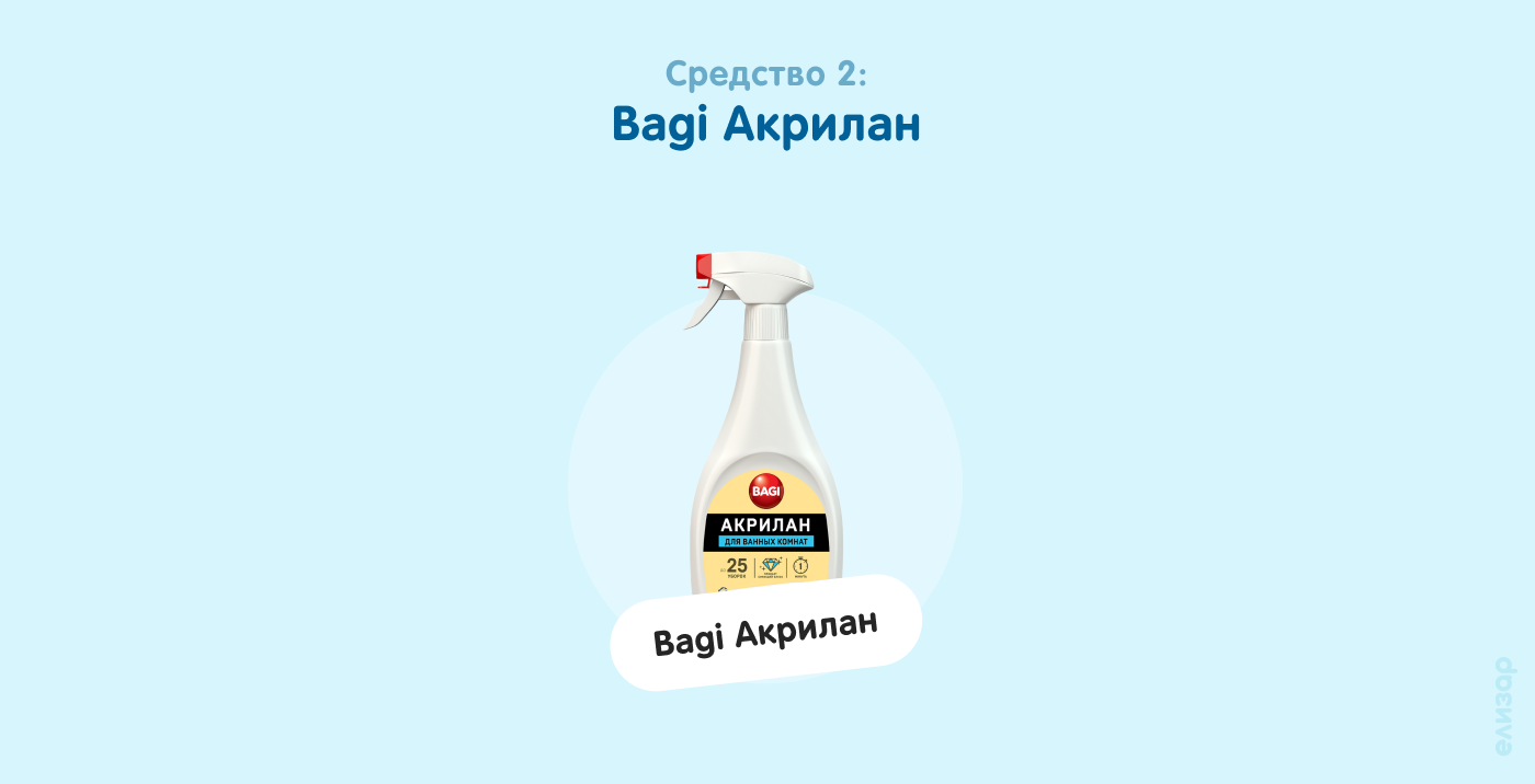 Средство 2. Bagi Акрилан